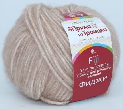 Troitsk Wool Fiji, 20% Merino wool, 60% Cotton, 20% Acrylic 5 Skein Value Pack, 250g фото 2
