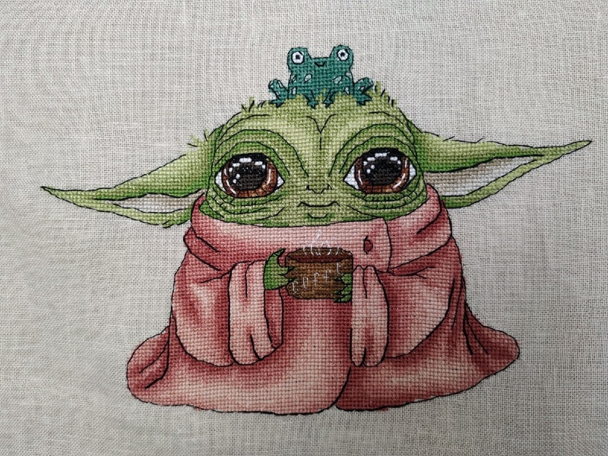 Yoda Cross Stitch Pattern фото 3