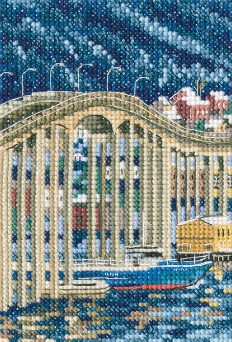 Tasman Bridge Cross Stitch Kit фото 1