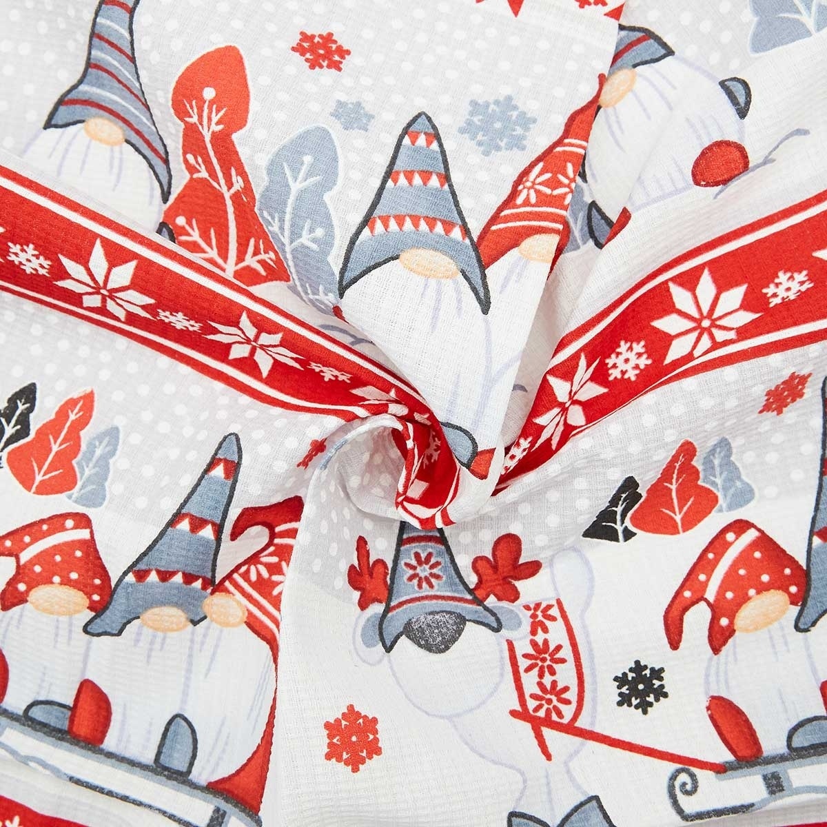 Gnomes Patchwork Fabric фото 3