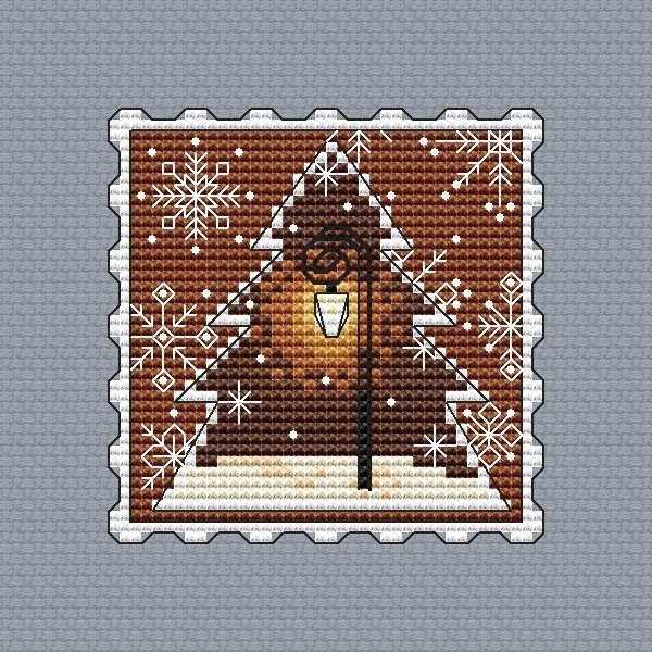 Gingerbread Lantern Cross Stitch Pattern фото 3