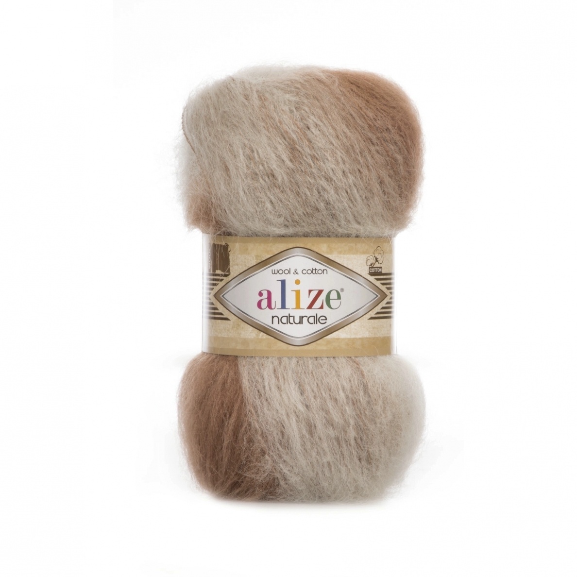 Alize Naturale, 60% Wool, 40% Cotton, 5 Skein Value Pack, 500g фото 1
