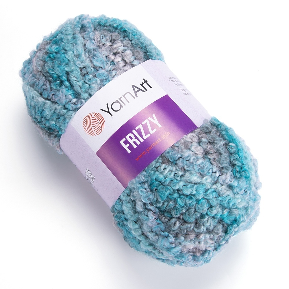 YarnArt Frizzy 77% acrylic, 20% wool, 3% polyester, 3 Skein Value Pack, 450g фото 13