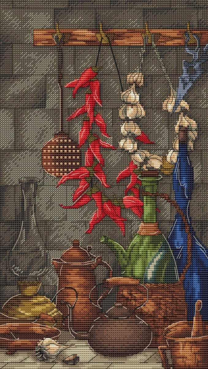 Kitchen Cross Stitch Pattern фото 1