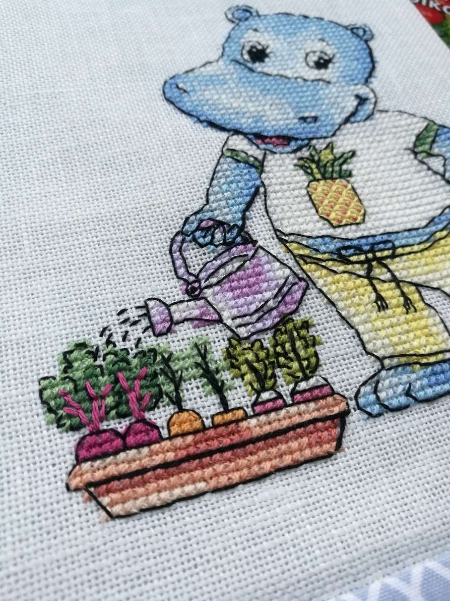 Kitchen Gardener Cross Stitch Pattern фото 3