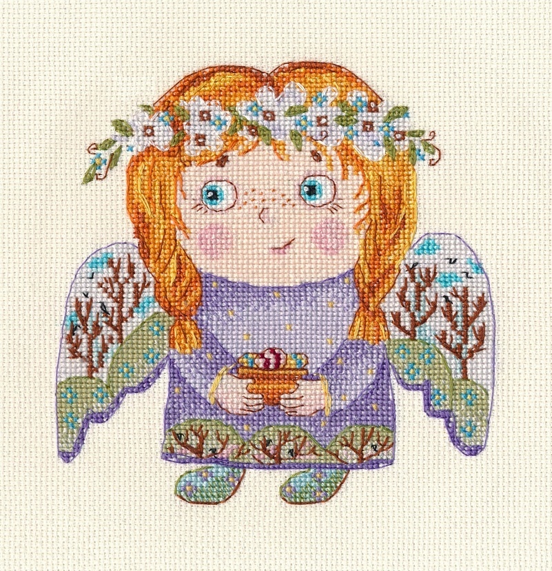 A Spring Angel Cross Stitch Kit  фото 1