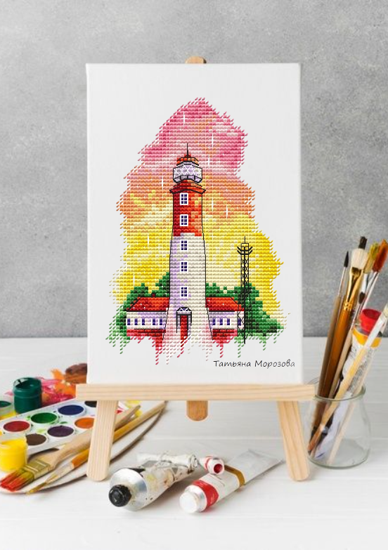 Lighthouse of Dreams Cross Stitch Pattern фото 3