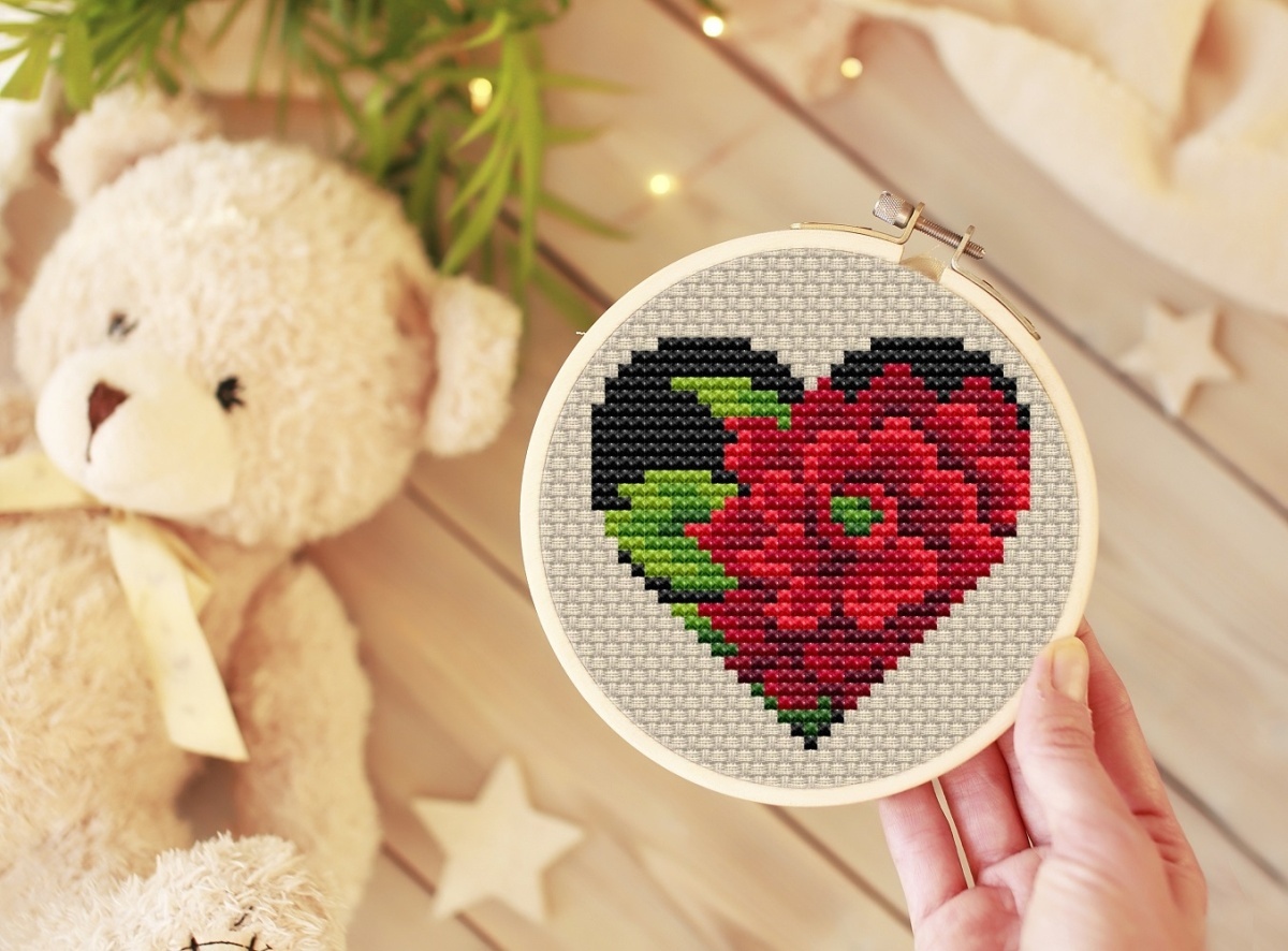 Sacred Heart Buttons – Stitch Together
