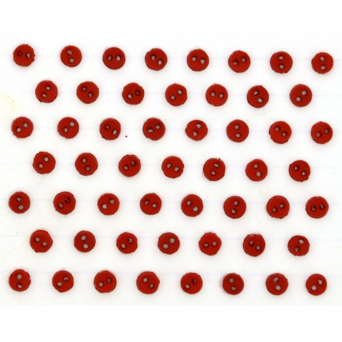 Micro Round Red Set of Decorative Buttons фото 1