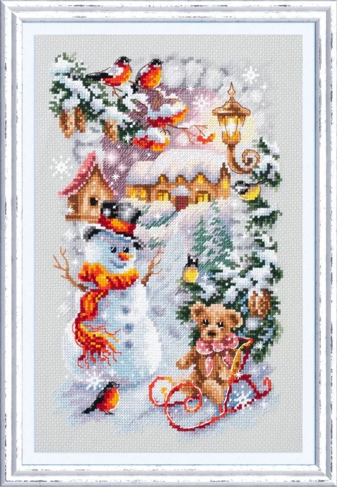 Winter Holiday Cross Stitch Kit фото 3