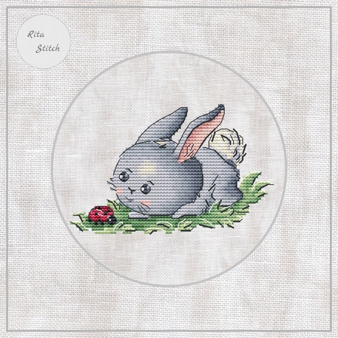 Hare. Let`s Be Friends Cross Stitch Pattern фото 1
