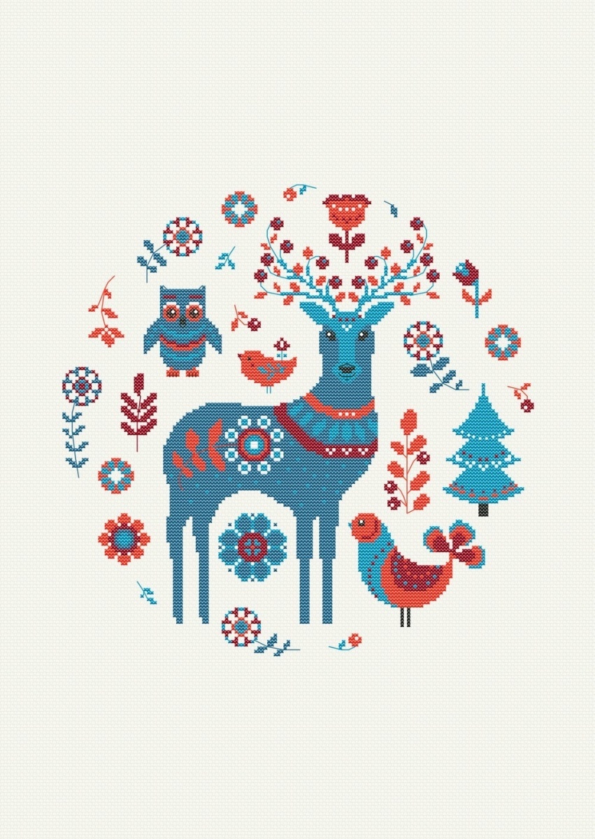 The Deer Cross Stitch Pattern фото 1