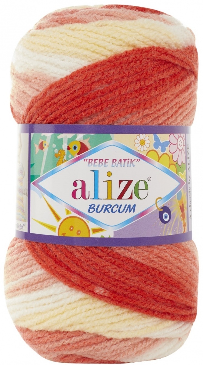 Alize Burcum Bebe Batik 100% Acrylic, 5 Skein Value Pack, 500g фото 14