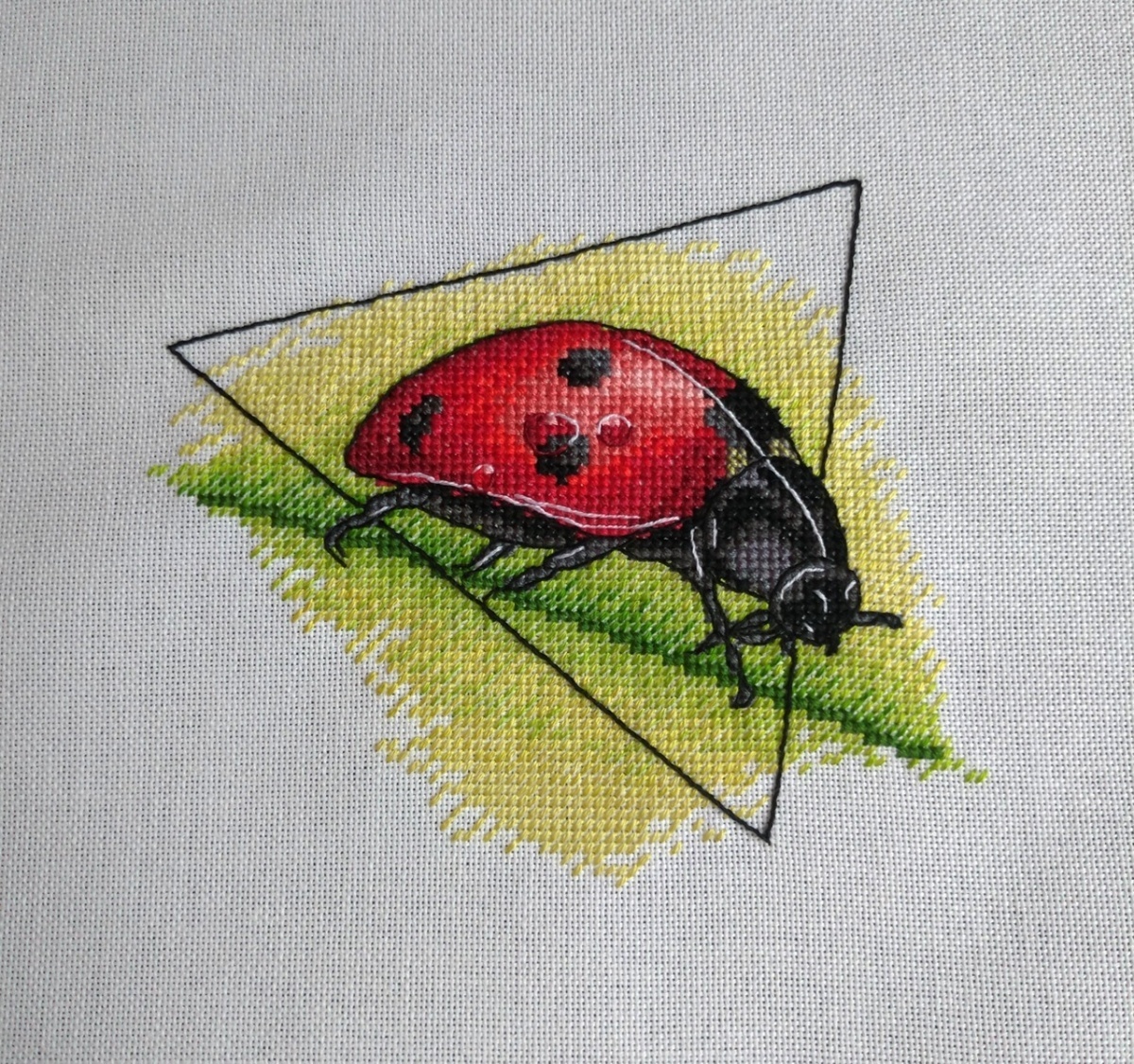 Ladybug Cross Stitch Chart фото 2