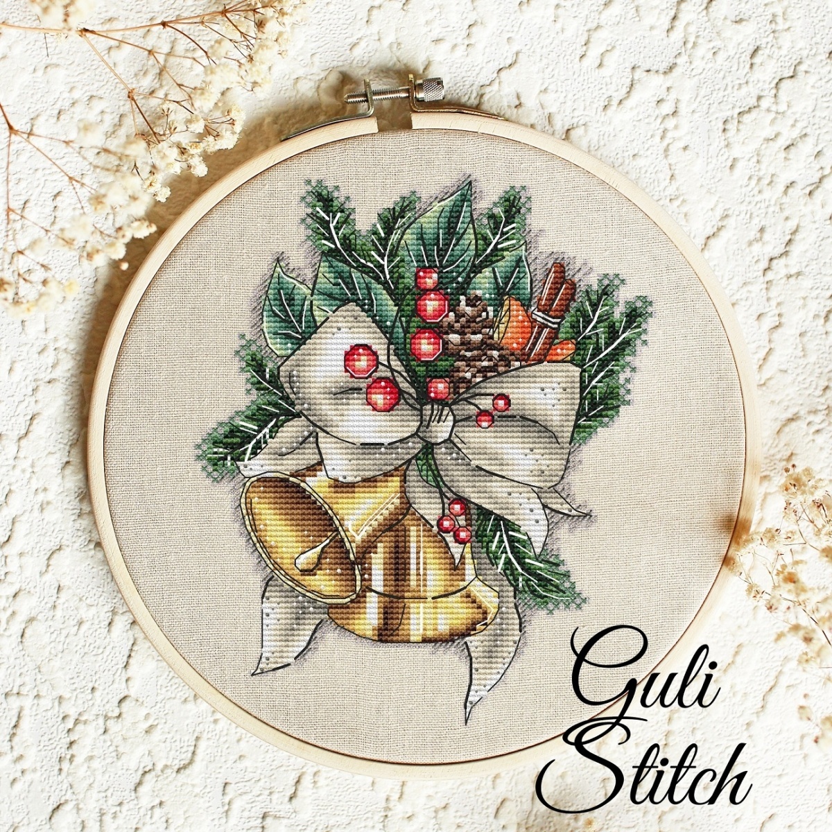 Christmas Bells Cross Stitch Pattern фото 5