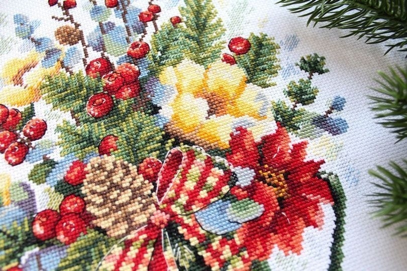 Exquisite Bouquet Cross Stitch Kit фото 5