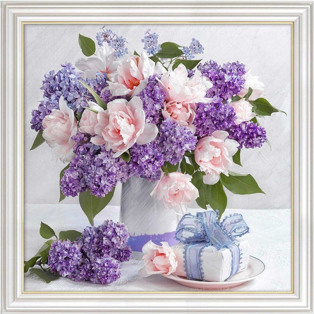 Bouquet Lilac Tenderness Diamond Painting Kit фото 1