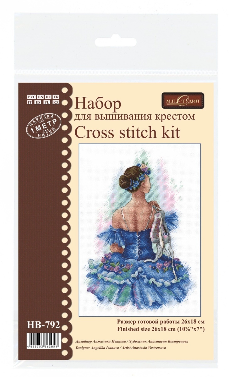 Ballet Prima Cross Stitch Kit фото 2