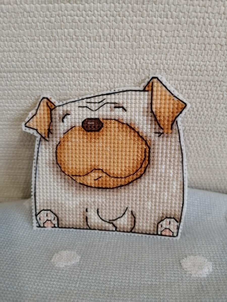 Pug-dog Cross Stitch Pattern фото 2
