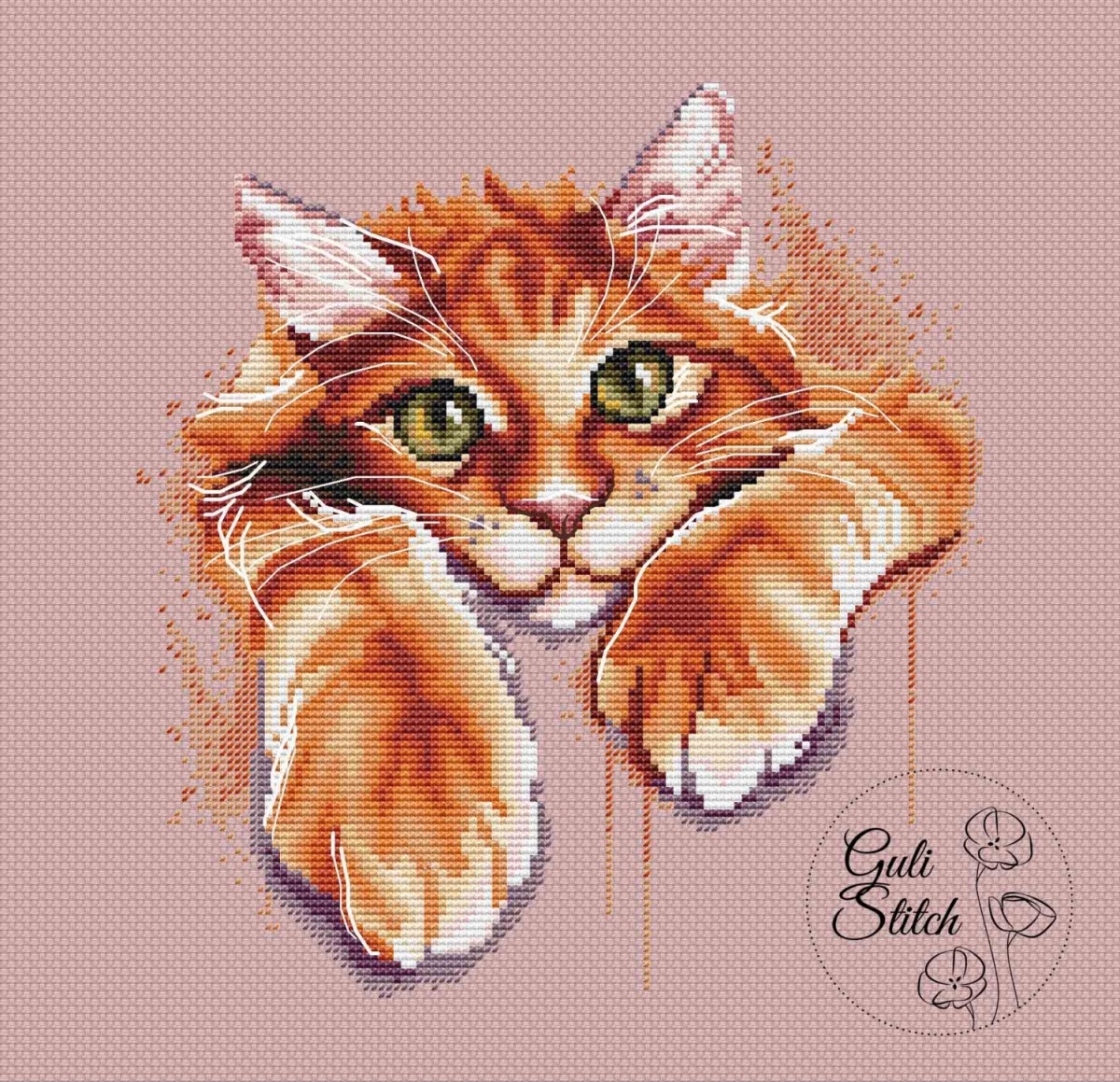 Red-haired Happiness Cross Stitch Pattern фото 3