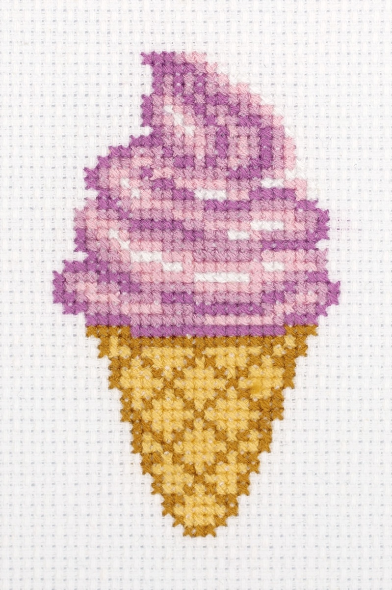 Ice Cream Cross Stitch Kit фото 1