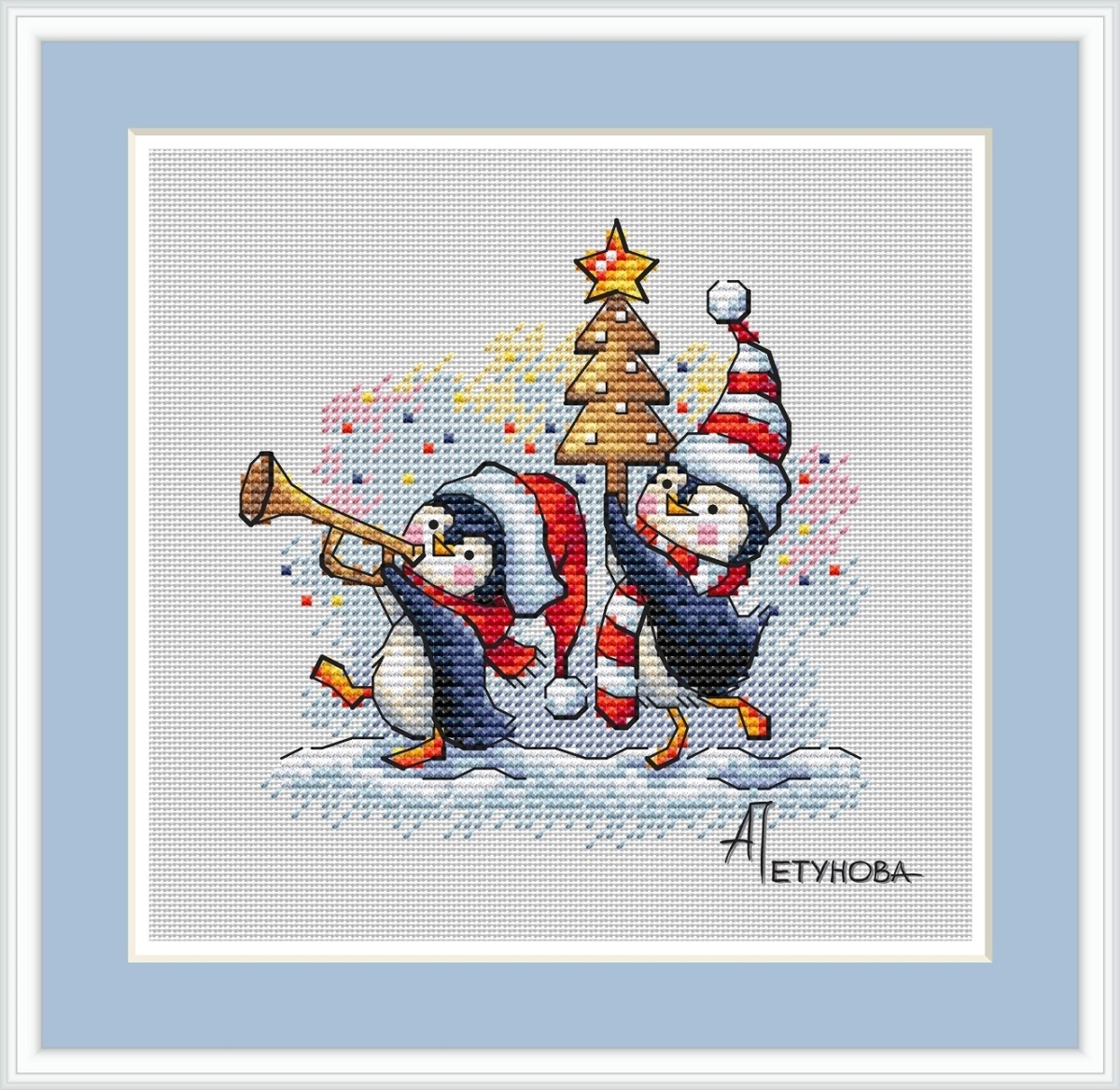 Christmas Song Cross Stitch Pattern фото 1