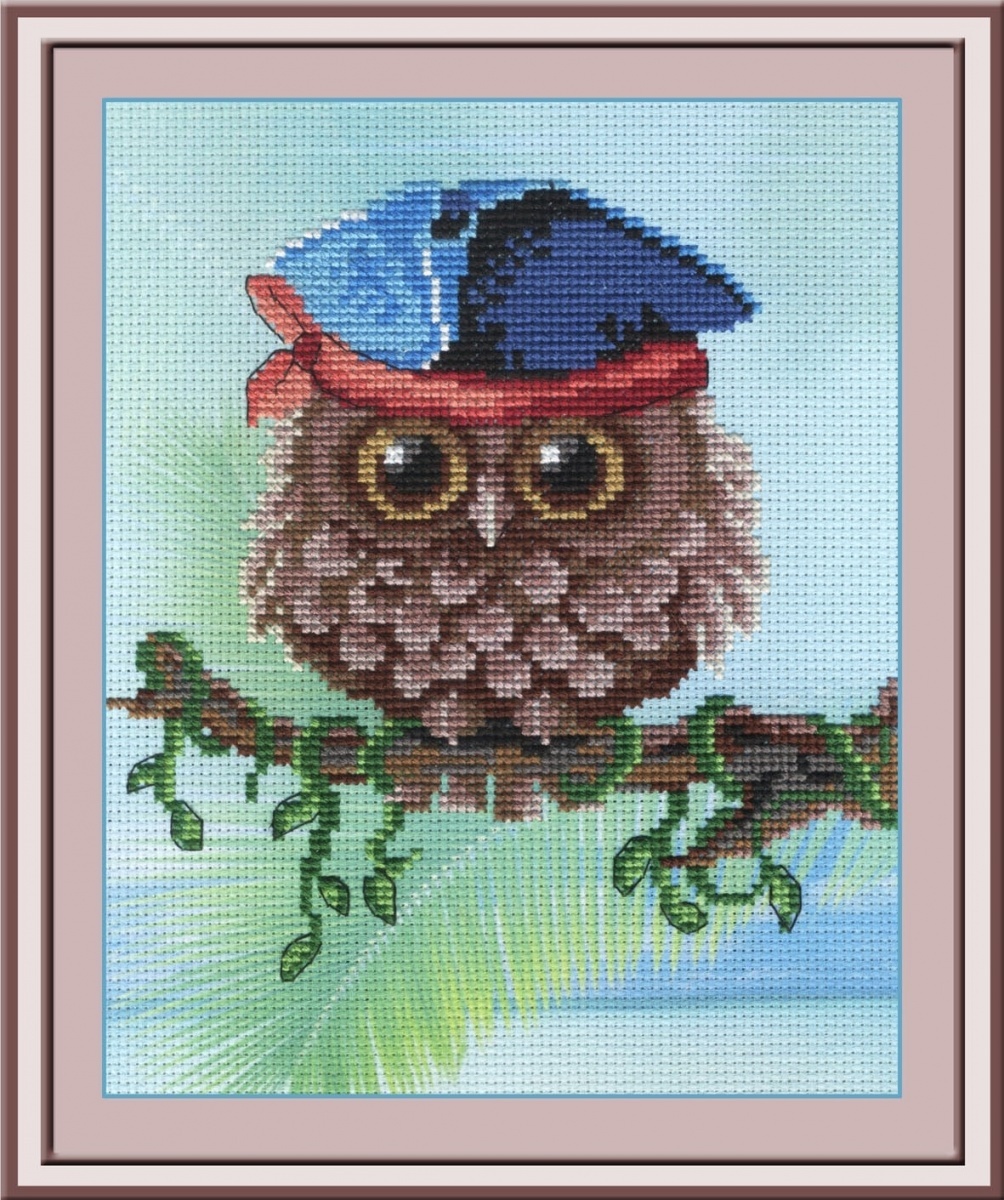 Summer Owlet Cross Stitch Kit фото 1