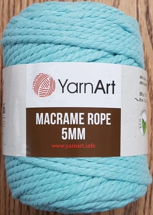YarnArt Macrame Rope 5mm 60% cotton, 40% viscose and polyester, 2 Skein Value Pack, 1000g фото 21