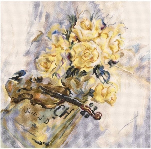 Suite for Violin Cross Stitch Kit фото 1