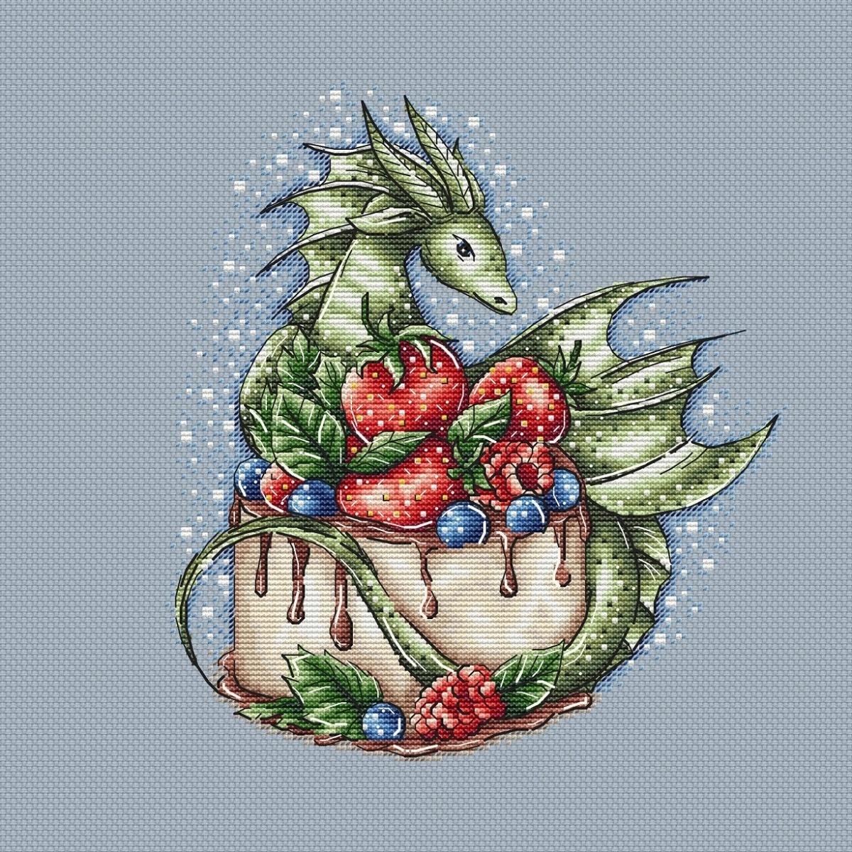 Dragon - Sweet Tooth Cross Stitch Pattern фото 1