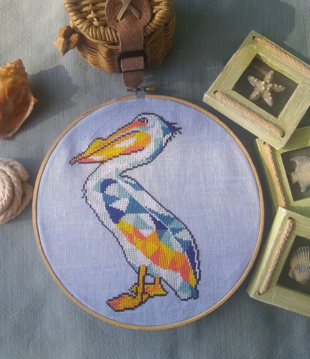Pelican Cross Stitch Pattern фото 2