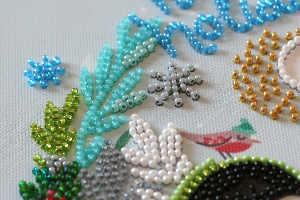 Sweet Winter Bead Embroidery Kit фото 2
