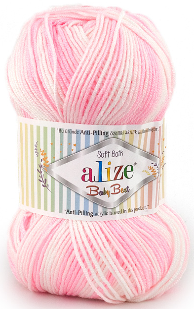 Alize Baby Best Batik, 90% acrylic, 10% bamboo 5 Skein Value Pack, 500g фото 10