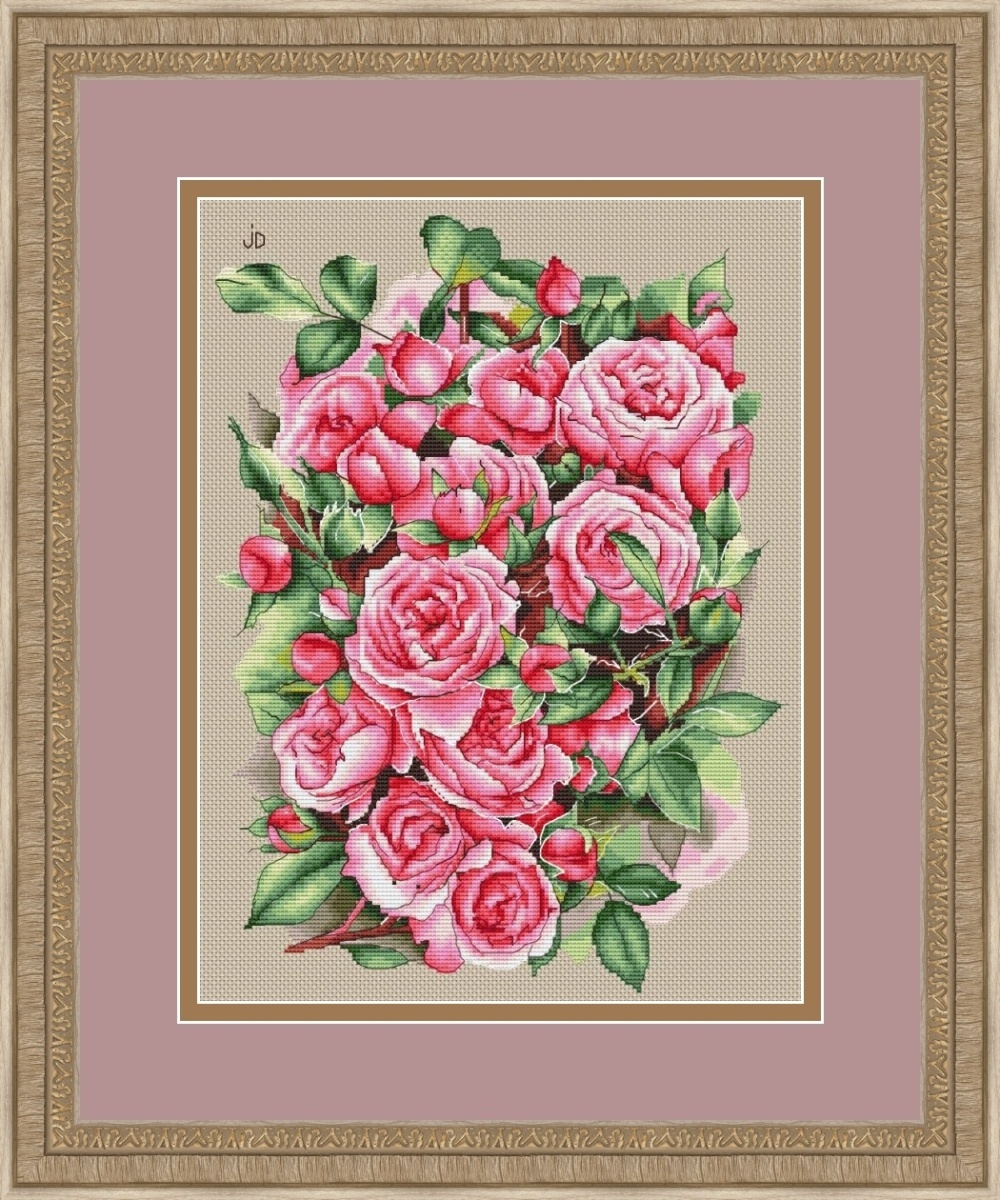 A Rose Garden Cross Stitch Pattern фото 1