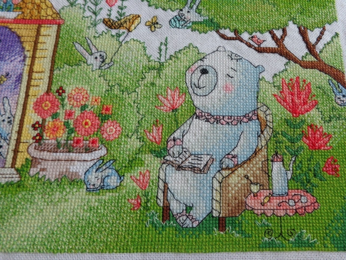 In the Garden Cross Stitch Chart фото 4