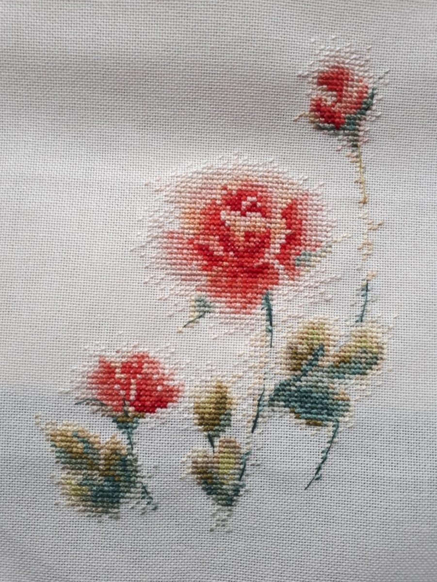 Rose Buds Cross Stitch Pattern фото 4