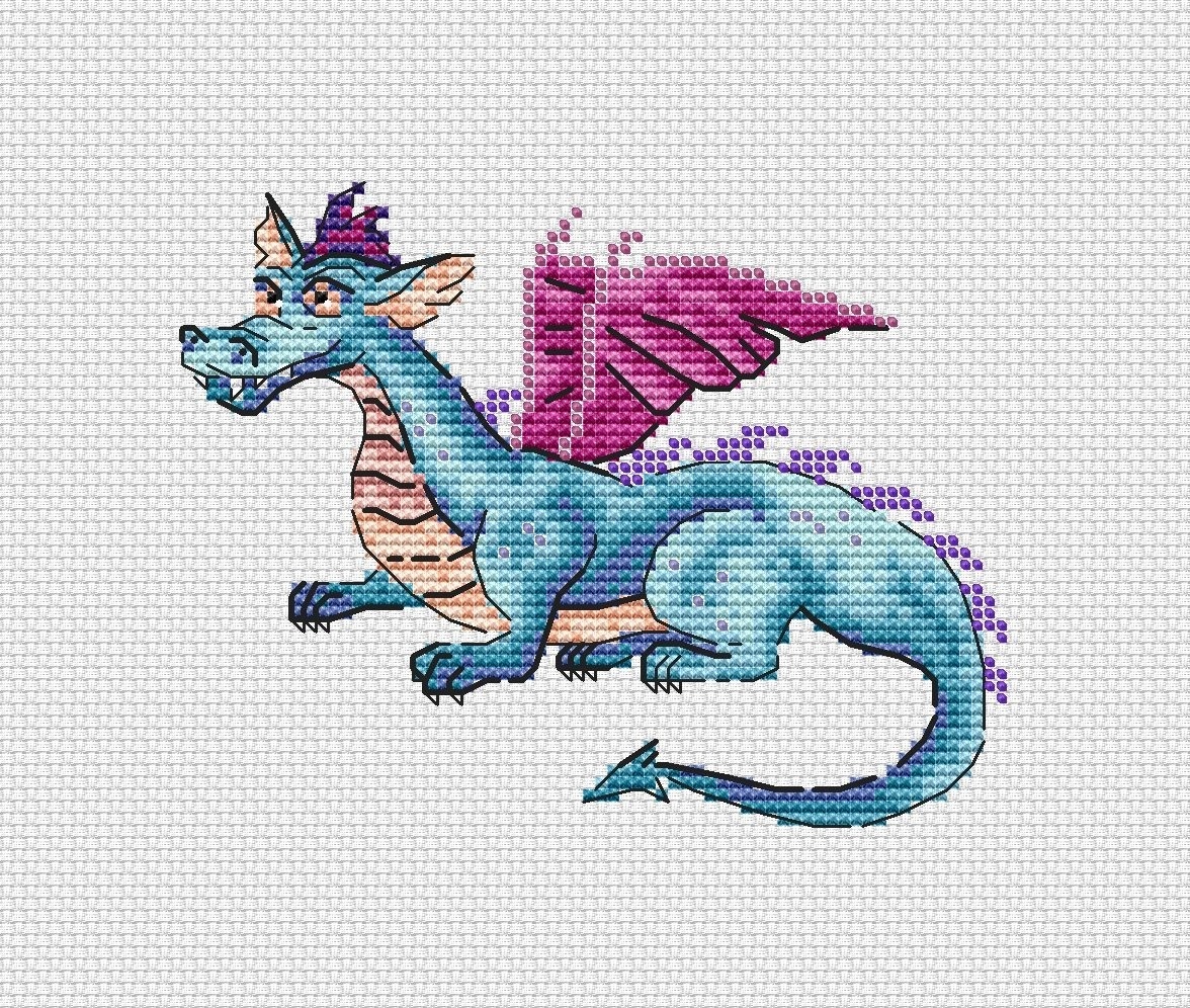 The Dragon Cross Stitch Pattern фото 1
