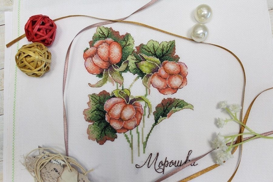 Gifts of Nature. Cloudberry Cross Stitch Kit фото 4