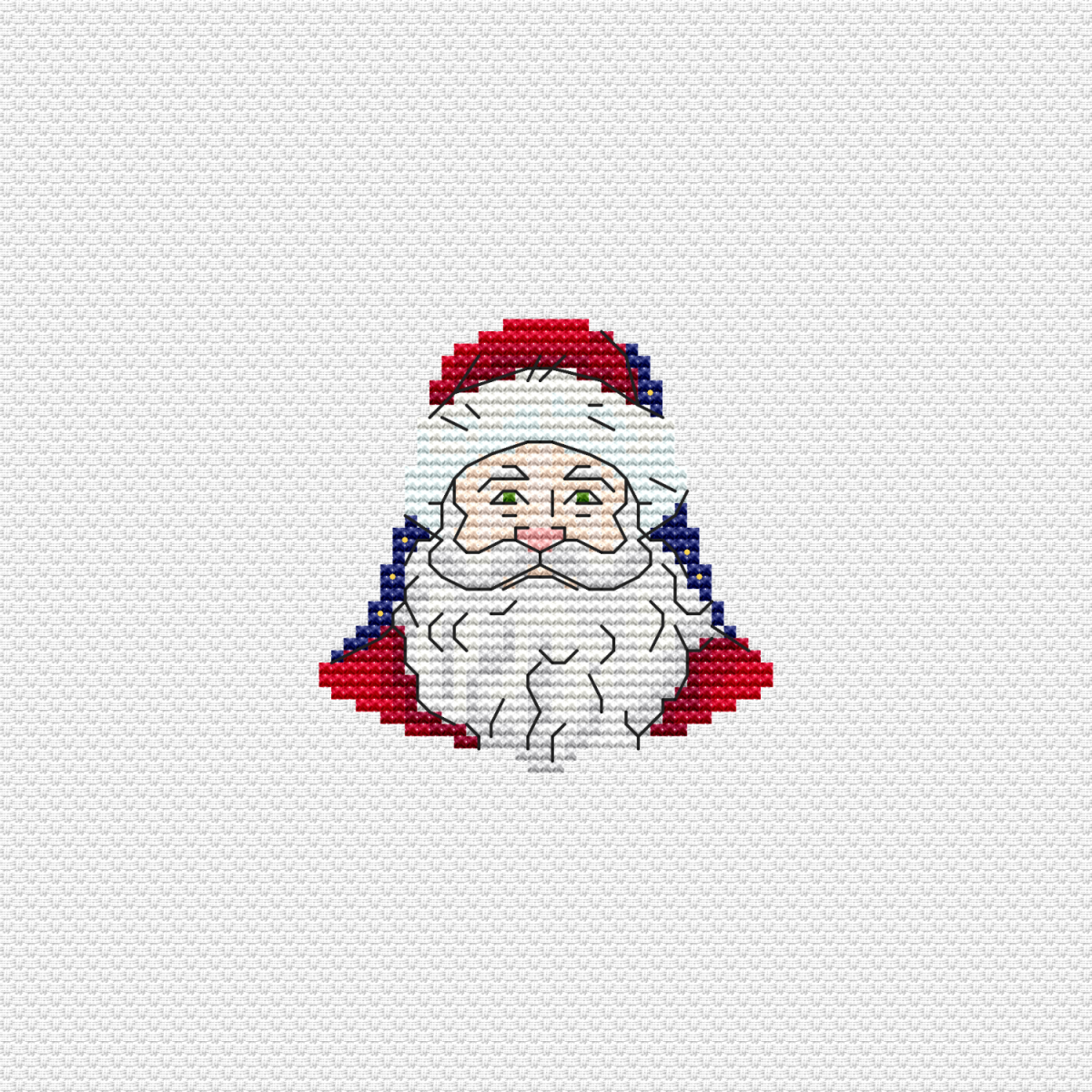 The Santa Claus Cross Stitch Pattern фото 2
