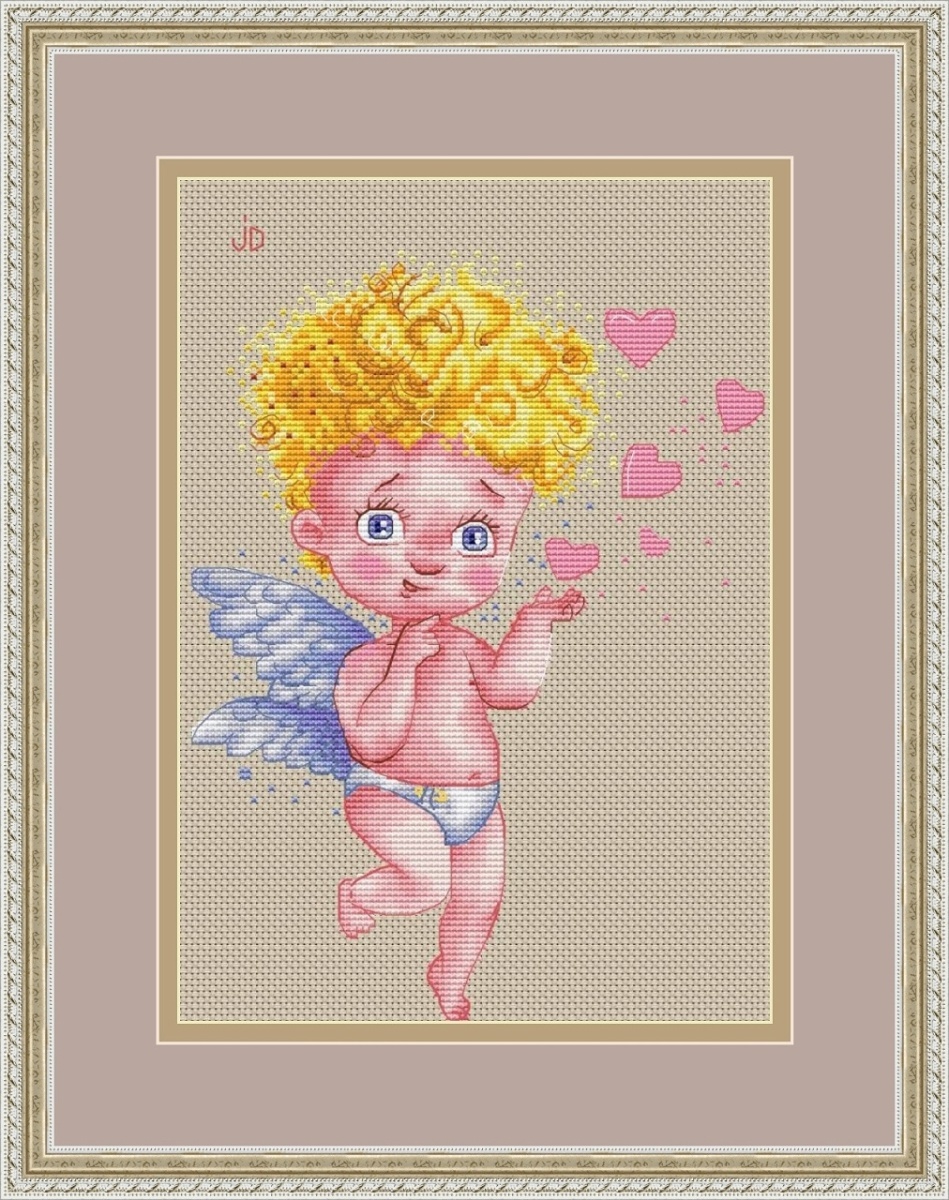 Cupids. In Love Cross Stitch Pattern фото 1