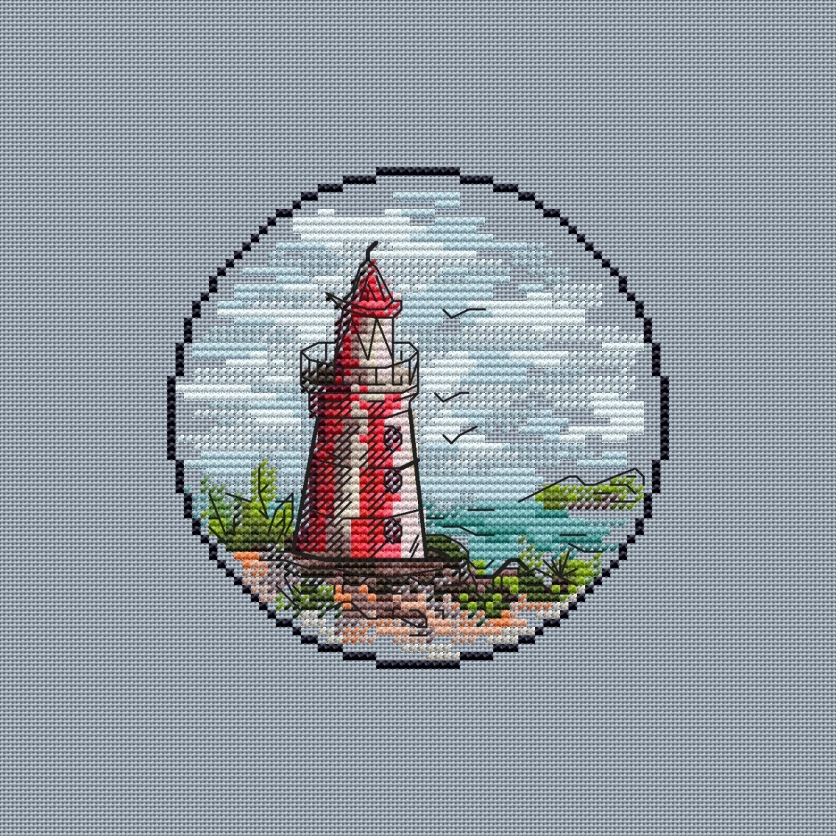 Small Lighthouse 13 Cross Stitch Pattern фото 3