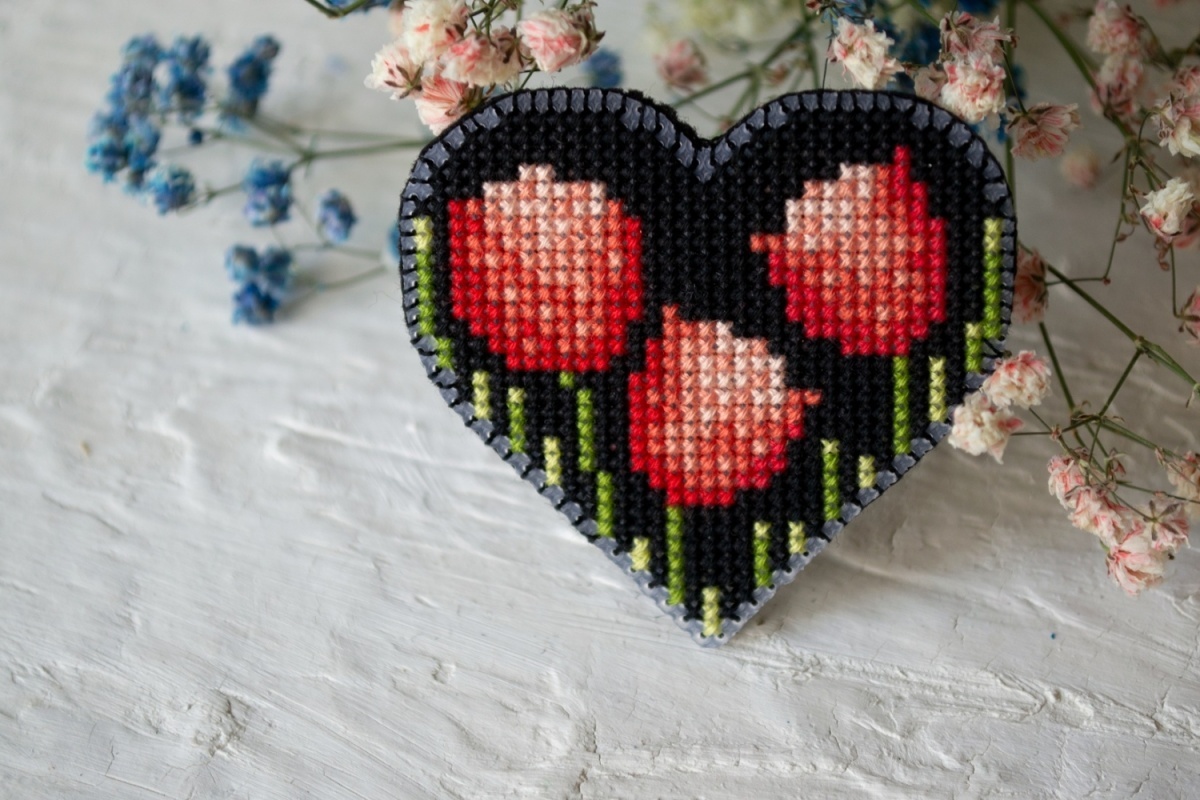 Heart 3 Cross Stitch Pattern фото 3