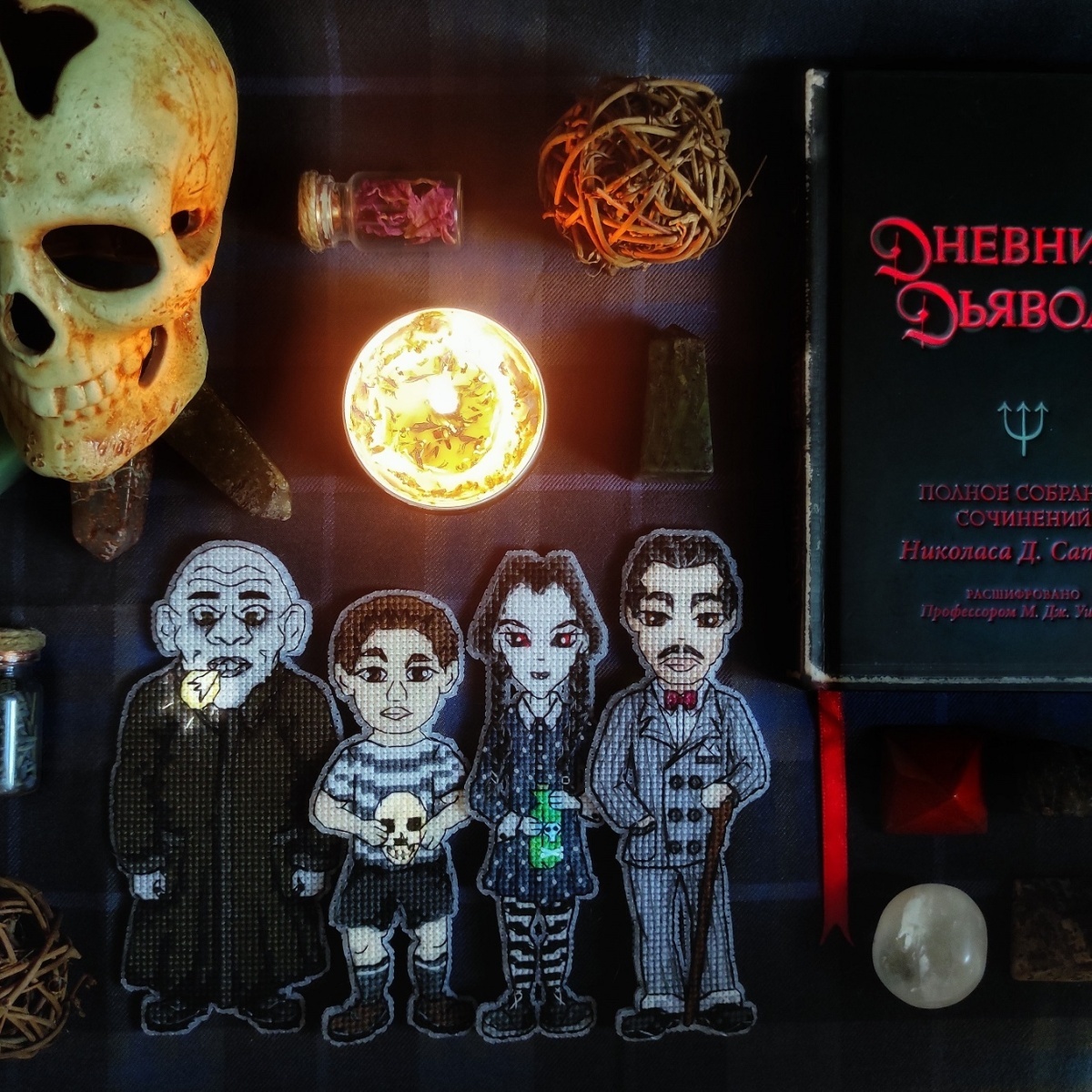 The Addams Family Set Cross Stitch Pattern фото 9