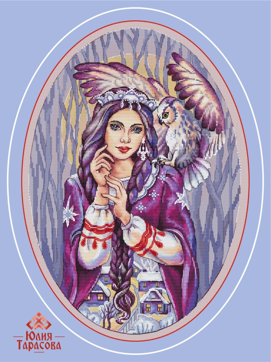 Divia - Slavic Goddess of the Moon Cross Stitch Pattern фото 1