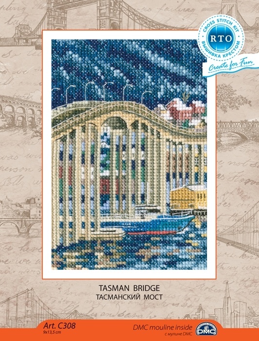 Tasman Bridge Cross Stitch Kit фото 2