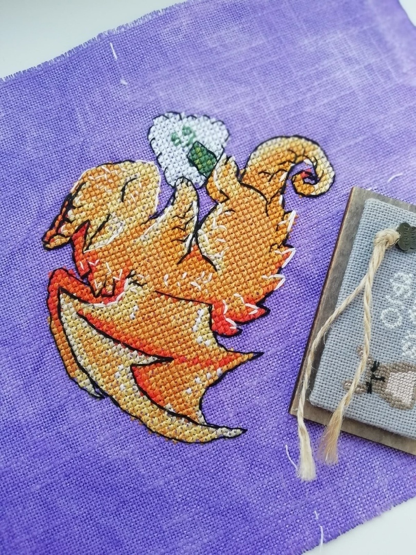 Dragon Onigiri Cross Stitch Pattern фото 4