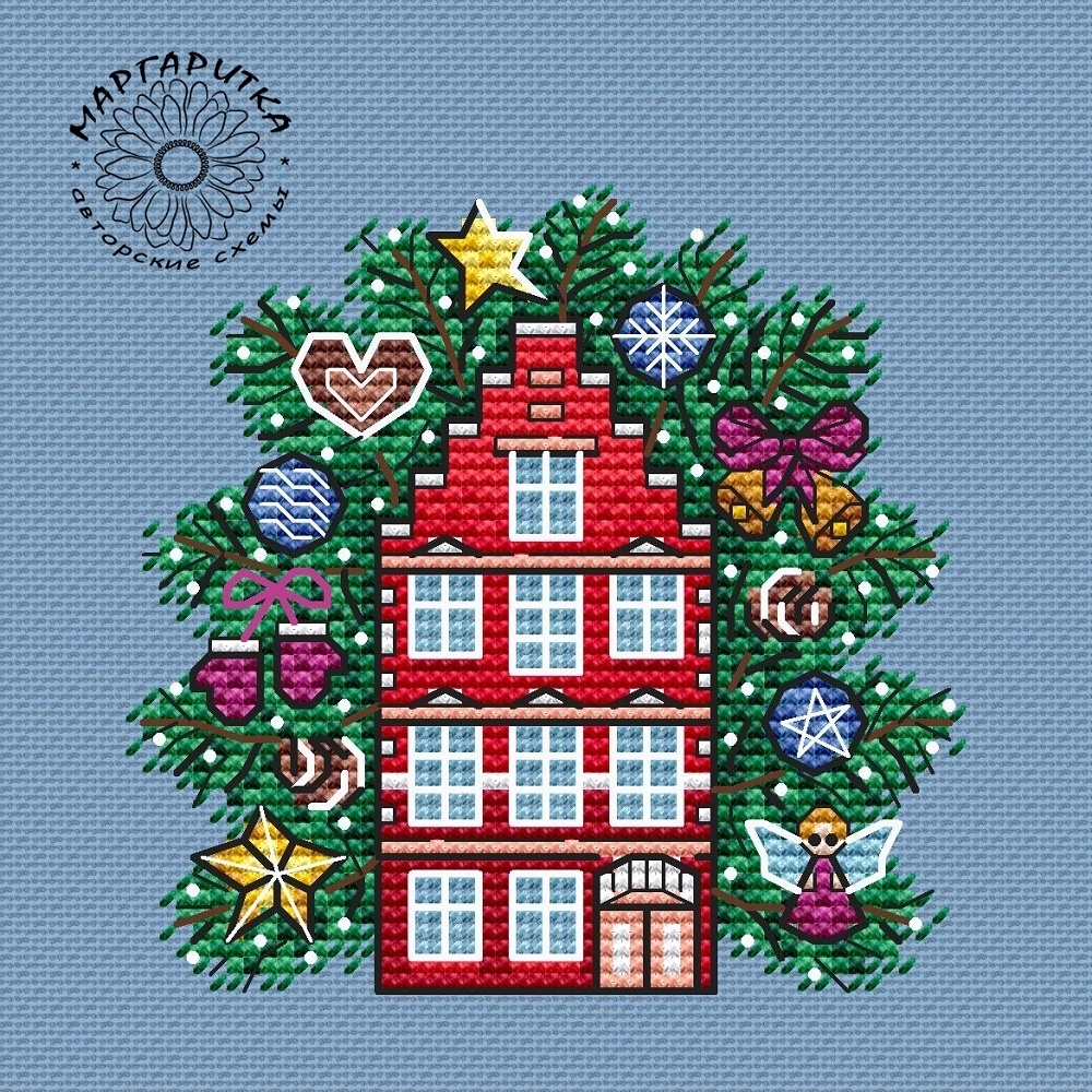Holland. Winter Cross Stitch Pattern фото 1