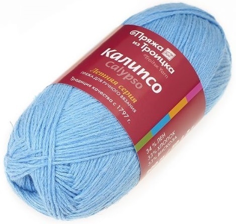 Troitsk Wool Calypso, 34% Linen, 33% Cotton, 33% Viscose 5 Skein Value Pack, 250g фото 9
