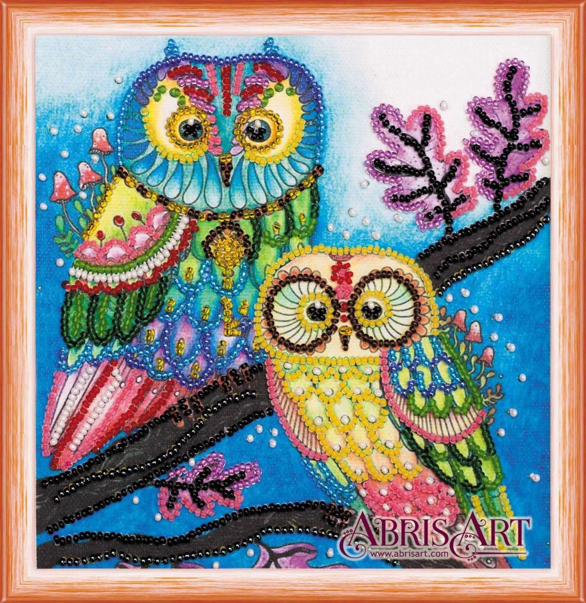 Night Couple Bead Embroidery Kit фото 1