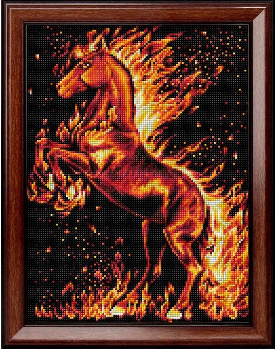 Fire Horse Diamond Painting Kit фото 1